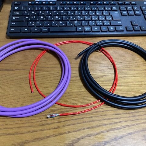 オーディオケーブルの写真