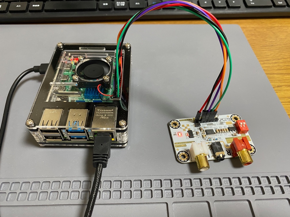 ラズベリーパイとI2S入力DACで聴くミニマムオーディオの写真