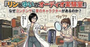 なぜ『オーディオ用コンデンサに音のキャラクターがあるのか？』（マンガ版）