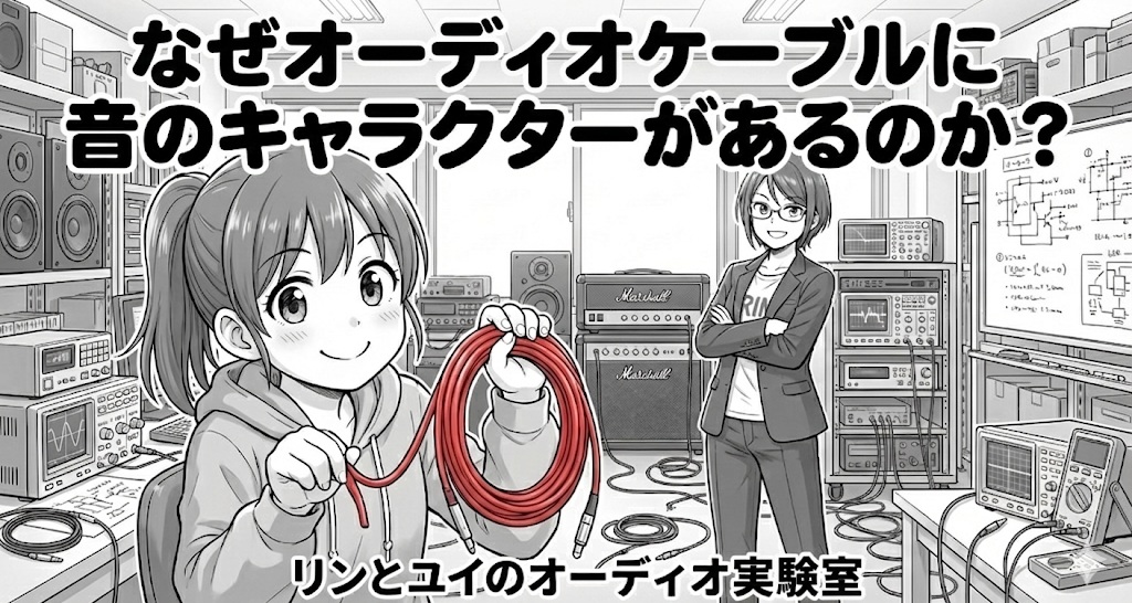 なぜオーディオケーブルに音のキャラクターがあるのか（マンガ版）