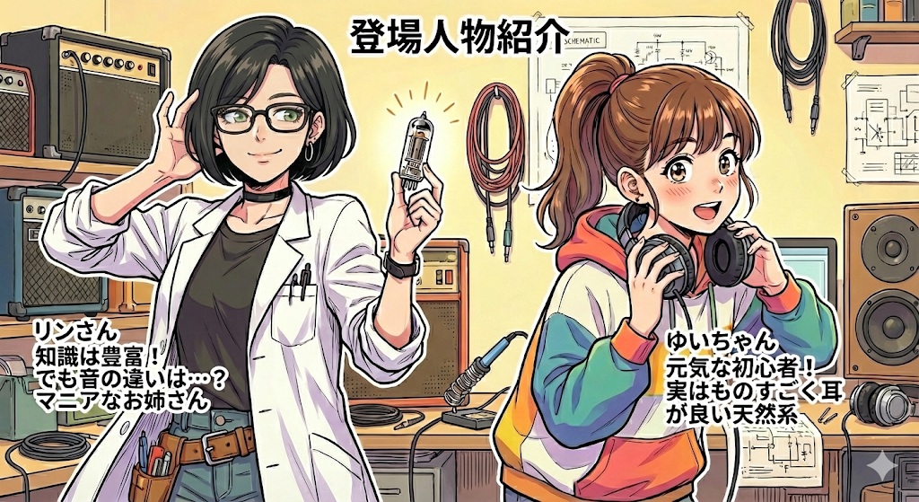 リンさんとゆいちゃんの紹介のマンガ