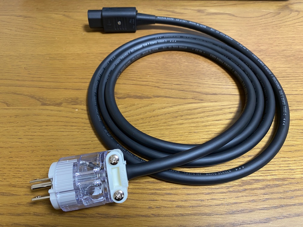 音光堂　オヤイデ PC-23 軟質OFC電源ケーブル (ME2591-4781) 2m