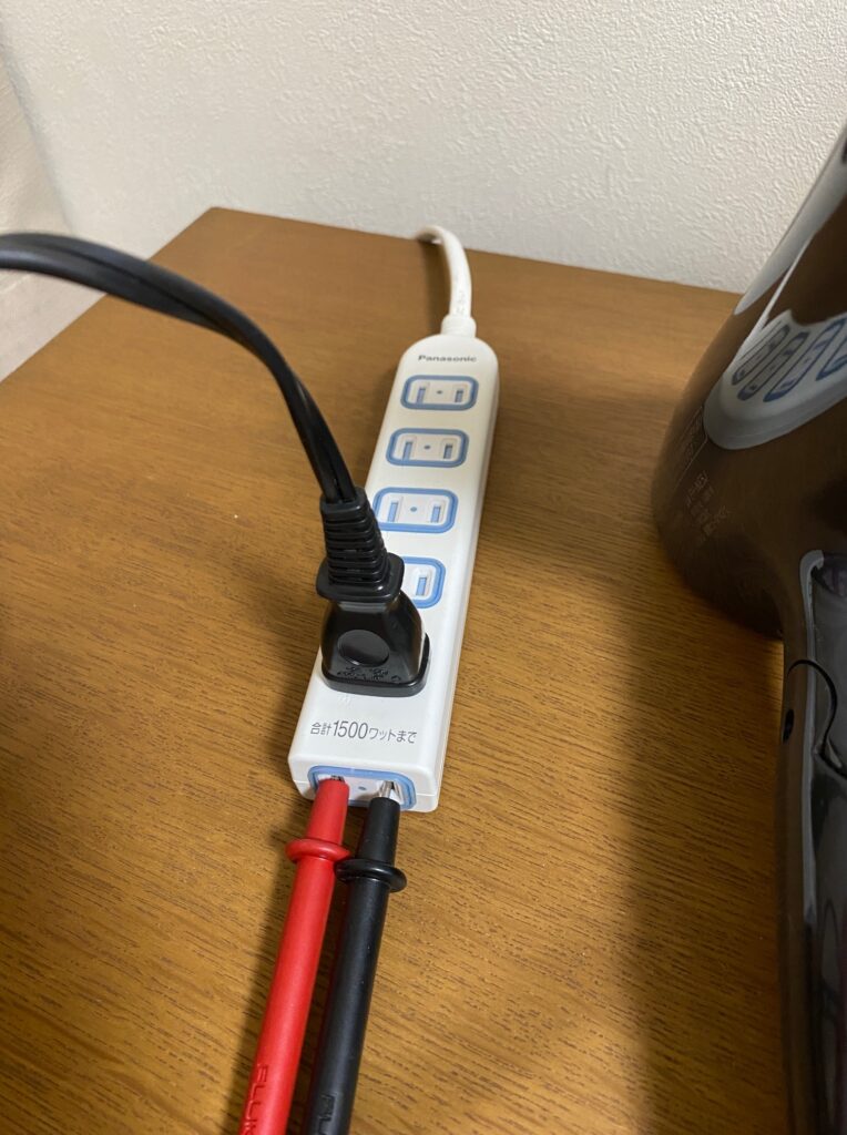 PANASONIC電源タップ15A 市販品であるが優秀な特性