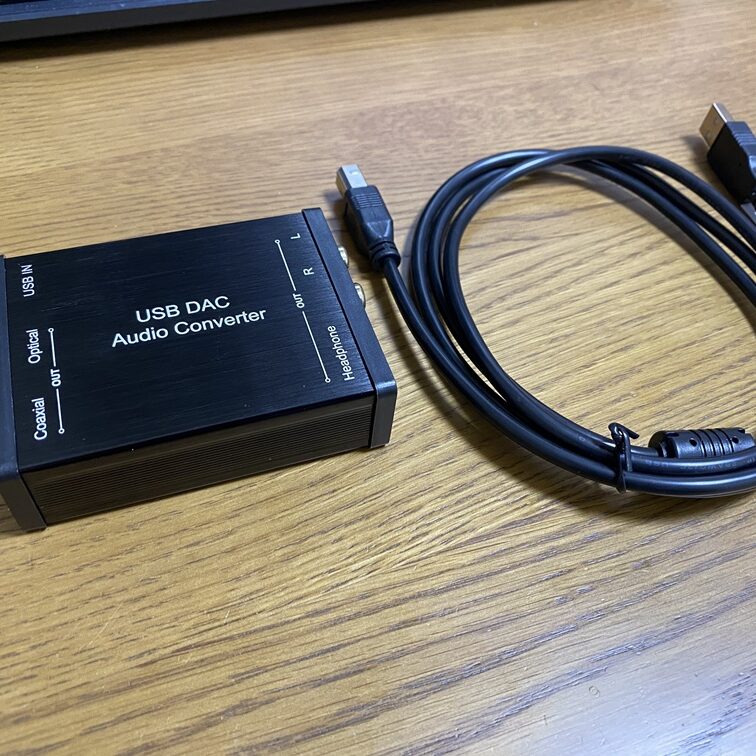 ごく一般的なUSBケーブルで実験検証です