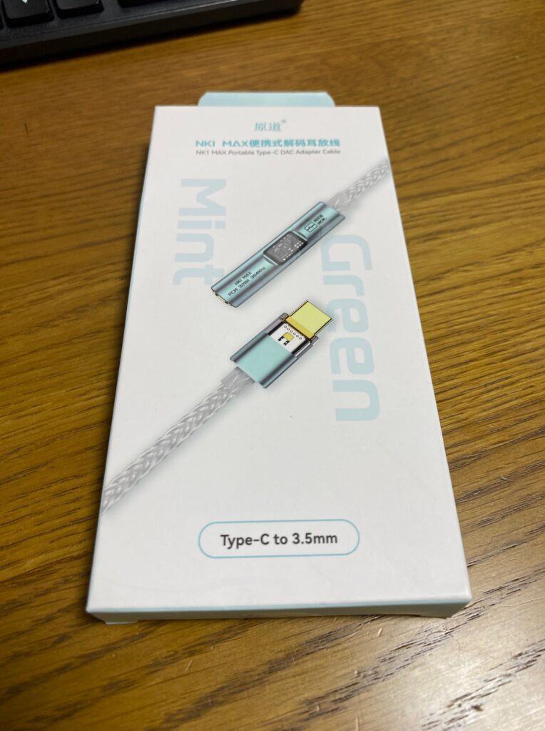 「NICEHCK NK1 MAX」（2,870円）おしゃれなライトグリーン色です。